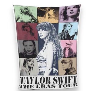 Taylor Swift Fleece Throw 4’ x 5’ NEW The Eras Tour